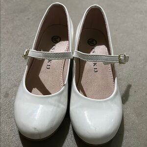White Mary Jane Kids Shoes